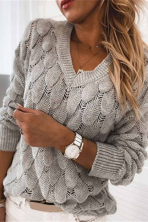 Un pull élégant à col en V pour toutes les occasions