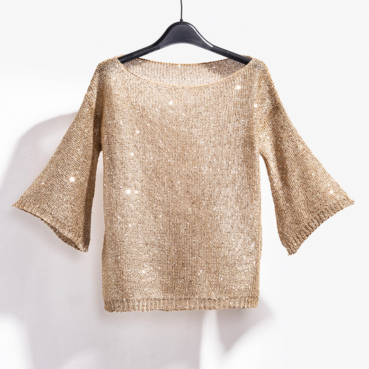 Pull luxueux avec paillettes pour des tenues élégantes